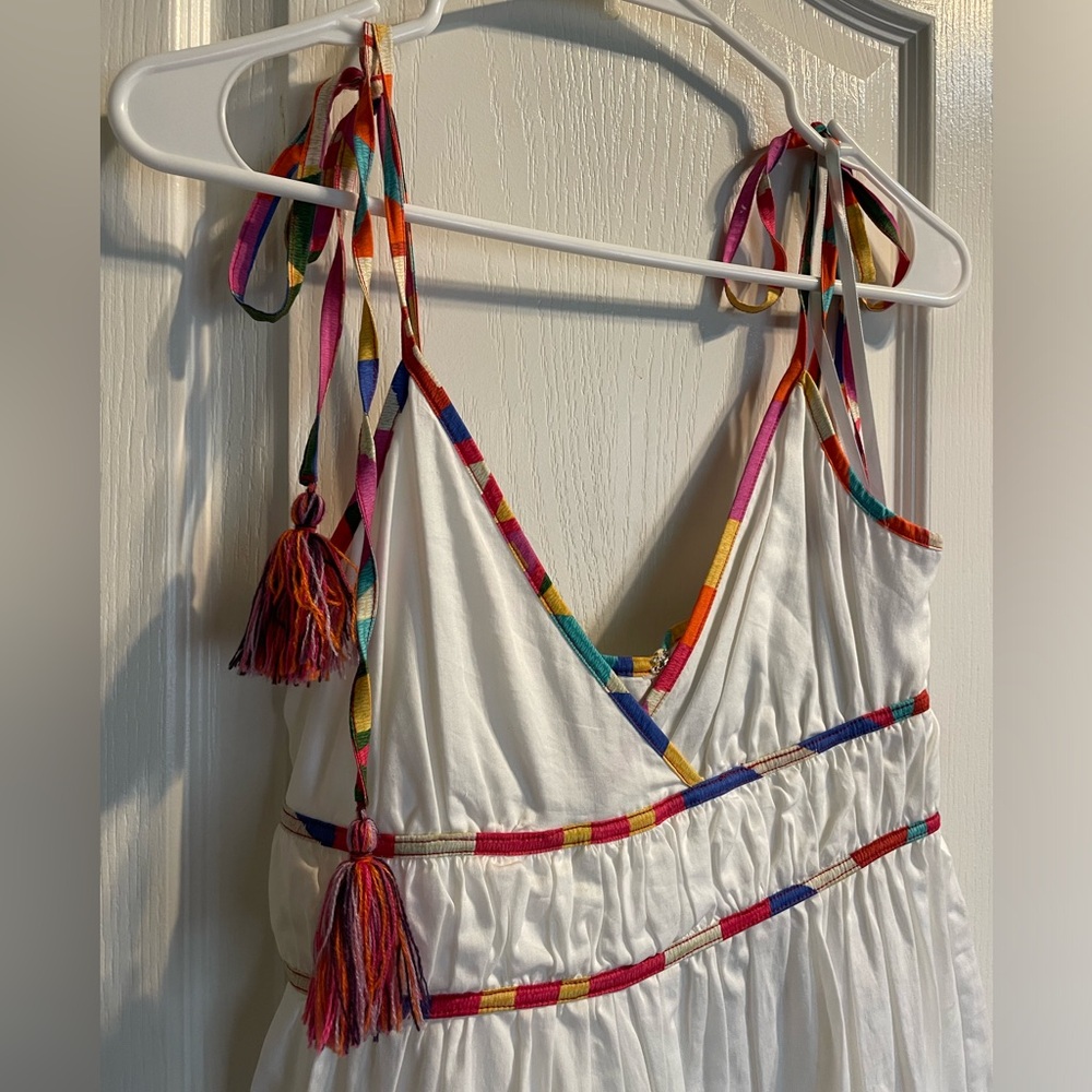 Anthropology ANTONIO MELANI  White Summer Party Dress